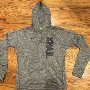 Nike blue U. Michigan “M Hail” Collegiate dri-fit pullover hoodie
